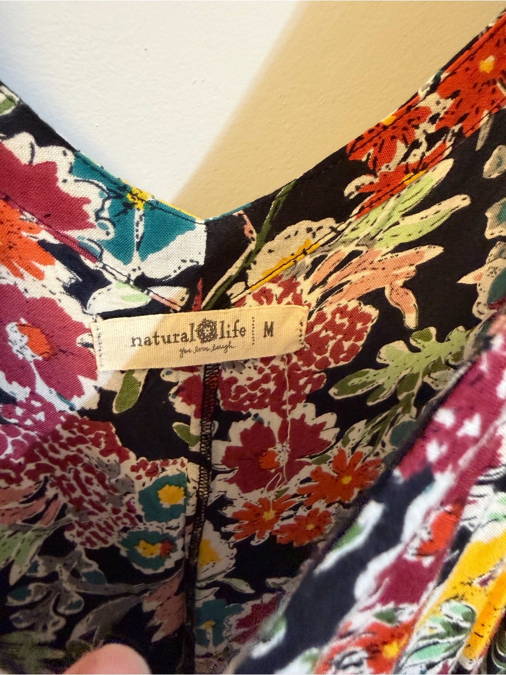 NATURAL LIFE Floral Wide-Leg Romper jumpsuit - Picture 4 of 7